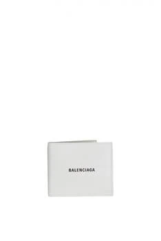 推荐Luxury men's wallet white leather wallet with balenciaga logo商品