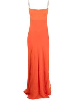 THE ANDAMANE | THE ANDAMANE Silk georgette slip dress,商家Baltini,价格¥1952