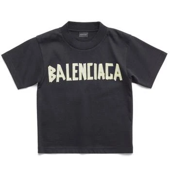 Balenciaga | 儿童黑色徽标T恤,商家Premium Outlets,价格¥1844
