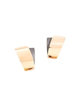 商品Vhernier | Tourbillon 18K Rose Gold & Titanium Midi Ear Clips,商家Saks Fifth Avenue,价格¥41612图片