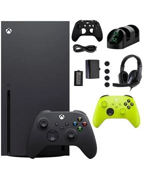 Xbox Series X 1TB Console with Extra Green Controller and Accessories Kit