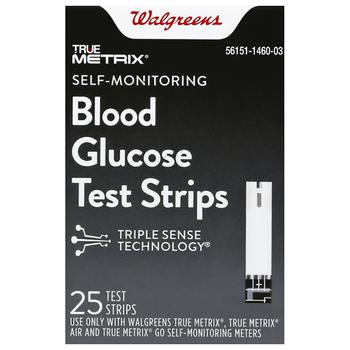 商品TrueMetrix Blood Glucose Test Strips,商家Walgreens,价格¥198图片