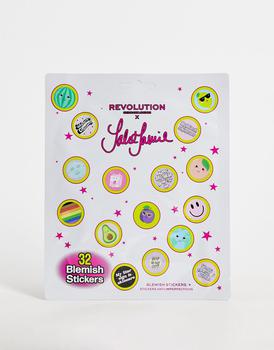 商品Revolution Skincare x Jake Jamie Jakemoji Salicylic Acid Blemish Stickers图片