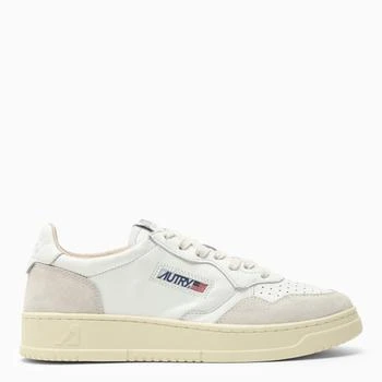 Autry | Medalist trainer in white leather and suede 满$110享9折, 满折
