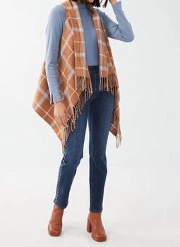 Fdj | Chipmunk Check Poncho In West Brushed Plaid,商家Premium Outlets,价格¥694