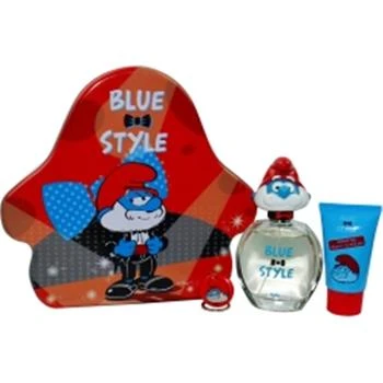 First American Brands | 3.4 oz 2.5 oz Unisex Smurfs 3D 3 Piece Smurfette with EDT Spray & Shower Gel with Blue & Style Key Chain,商家Premium Outlets,价格¥156