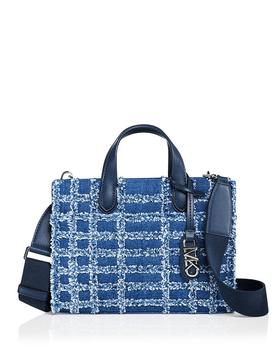 Michael Kors Gigi Small East West Denim Messenger Tote