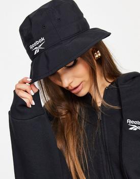 推荐Reebok Logo bucket hat in black商品