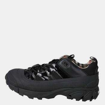 推荐Burberry Black Nylon and Patent Leather Arthur Sneakers EU 43商品