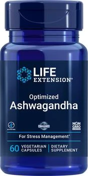 Life Extension | Life Extension Optimized Ashwagandha (60 Vegetarian Capsules),商家Life Extension,价格¥61