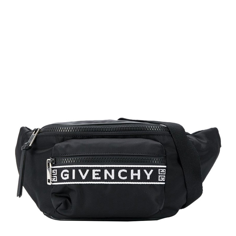 纪梵希包手提包, Givenchy | Givenchy 男士黑色印花刺绣腰包 BK5037K128-004商品图片 独家减免邮费