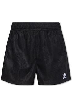 推荐Adidas Originals Logo Embroidered Lace Shorts商品