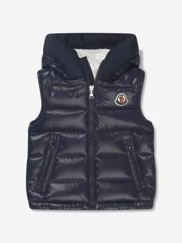 Moncler | Kids Down Padded Montreuil Gilet in Navy,商家Childsplay Clothing,价格¥2834