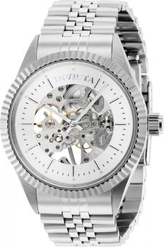 Invicta | Specialty Hand Wind White Skeleton Dial Mens Watch 36436商品图片,0.9折
