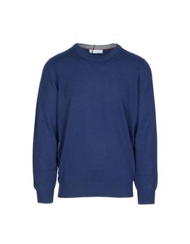 推荐Men's Blue Sweater商品