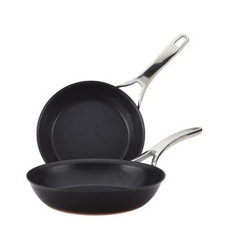 Anolon | Nouvelle Copper Luxe Onyx Hard-Anodized Nonstick Twin Pack Skillet,商家Macy's,价格¥521