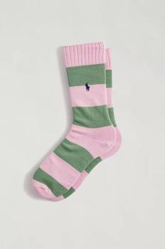 ralph lauren polo海淘, Ralph Lauren | Polo Ralph Lauren Classic Rugby Stripe Crew Sock商品图片 额外9.5折, 额外九五折