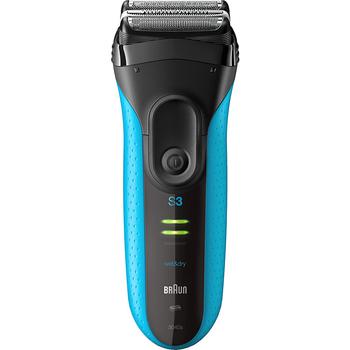 Braun Electric Series 3 Razor with Precision Trimmer, Rechargeable, Wet & Dry Foil Shaver for Men, Blue/Black, 4 Piece,价格$59.97