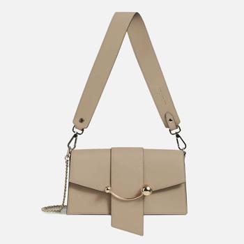 推荐Strathberry Women's Mini Bag Crescent Exclusive Bag - Desert商品