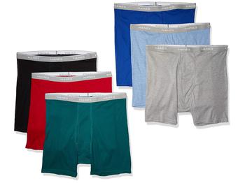 推荐Men's Tagless Boxer Briefs with Fabric-Covered Waistband-Multiple Packs Available商品