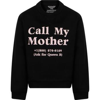 推荐Call my mother sweatshirt in black商品