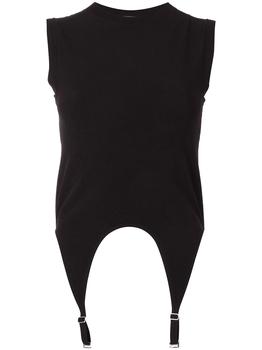 product garter sleeveless knit top - women image