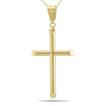 SSELECTS | Simple Thin 10K Yellow Gold Cross Pendant Necklace,商家Premium Outlets,价格¥1119