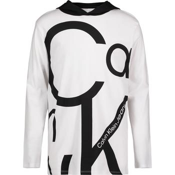 商品Calvin Klein | Big Boys Long Sleeve Exploded Graphic Hoodie T-shirt,商家Macy's,价格¥139图片