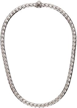 商品Emanuele Bicocchi | Silver Herringbone Necklace,商家SSENSE,价格¥1756图片