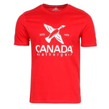 推荐Canada Weather Gear Men's Short Sleeve Logo Shirt商品