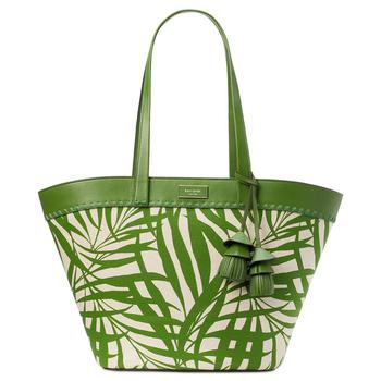 kate spade tote单肩包, Kate Spade | The Pier Palm Fronds Tote商品图片 6折
