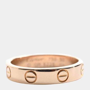 卡地亚戒指价格, [二手商品] Cartier | Cartier Love Wedding Band 18K Rose Gold Ring EU 50商品图片 8.2折