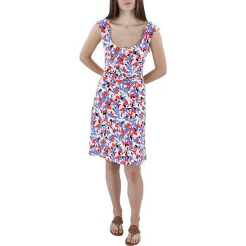 推荐Lauren Ralph Lauren Womens Jersey Printed Fit & Flare Dress商品