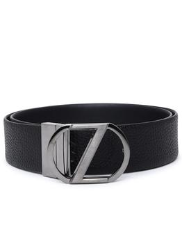 zegna皮带价格, Zegna | Ermenegildo Zegna Logo Plaque Buckle Belt商品图片 5.9折