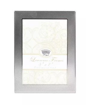 Lawrence Frames | Fawn Pin Dot Pattern Silver Metal Picture Frame - 5" x 7",商家Macy's,价格¥206