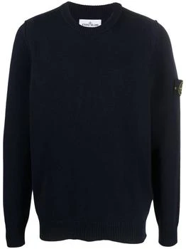 Stone Island | STONE ISLAND - Wool Pullover With Logo 