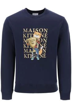 推荐Maison kitsune fox champion crew-neck sweatshirt商品