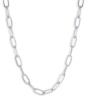 商品Alberto Amati | 14K White Gold Squared Oval Link Chain Necklace,商家Bloomingdale's,价格¥17829图片