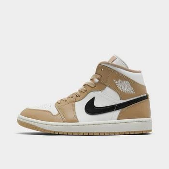 Jordan | Women's Air Jordan Retro 1 Mid Casual Shoes 独家减免邮费