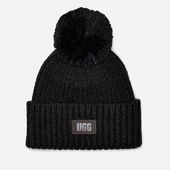 推荐UGG Women's Airy Knit Bobble Hat - Black商品