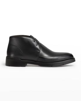 zegna鞋正品, Zegna | Men's Smooth Calfskin Chukka Boots商品图片 4.8折