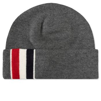 推荐Thom Browne Merino Wool Jersey Stitch Hat - Med Grey商品