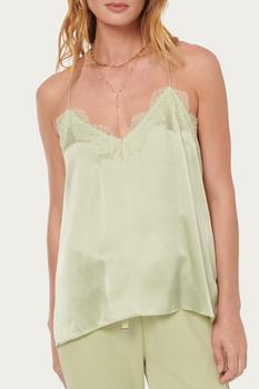 CAMI NYC, CAMI NYC | Racer Charmeuse Cami In Aloe商品图片 6.9折