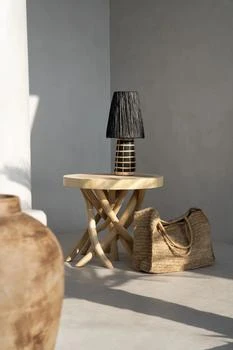 Bazar Bizar | La Lampe de Table Naxos - Noir Naturel,商家The Bradery,价格¥1531