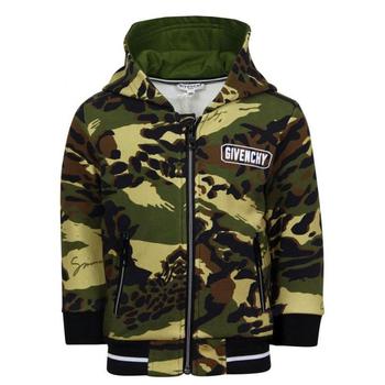 春装纪梵希卫衣, Givenchy | Khaki Camo Zip Up Hoodie商品图片 4折×额外9折, 额外九折