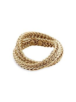 商品John Hardy | Kami 14K Yellow Gold Interlocked Chain Ring,商家Saks Fifth Avenue,价格¥11543图片