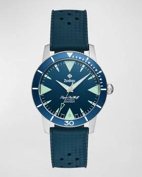 推荐Men's Super Sea Wolf Rubber Strap Automatic Watch, 39mm商品