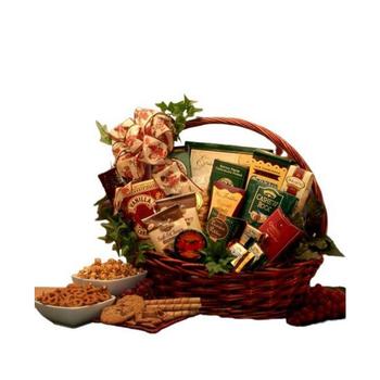 商品Sweets and Treats Gift Basket - gourmet gift basket - 1 Basket图片