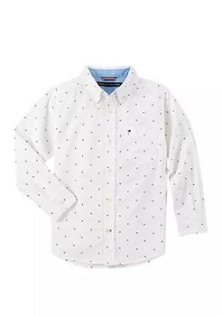 推荐Boys 8-20 Fred Long Sleeve Printed Woven Shirt商品