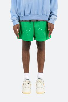 mnml短裤, MNML | Painter Mesh Shorts - Green商品图片 